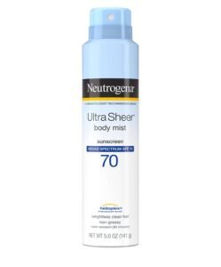 Protector solar solar de Neutrogena 70 spf en aerosol