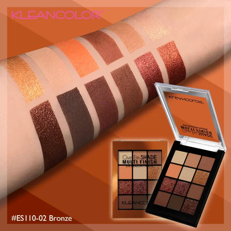 Paleta KLEANCOLOR shade multi finish - Imagen 2