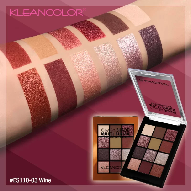 Paleta KLEANCOLOR shade multi finish - Imagen 5