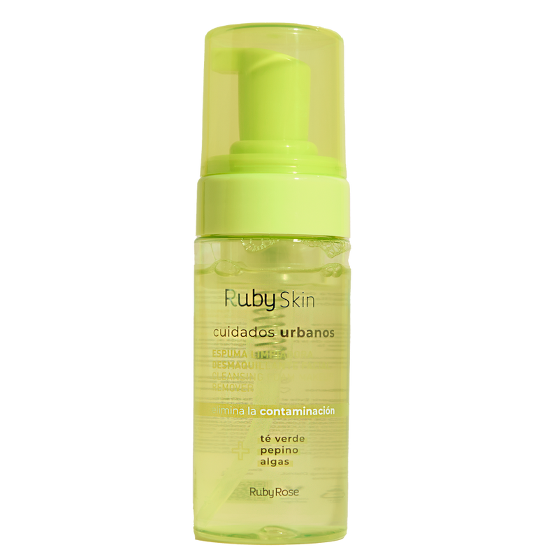 ESPUMA LIMPIADORA DESMAQUILLANTE FACIAL PROTECCIÓN URBANA RUBY SKIN
