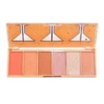 Italia Deluxe Blushed Palette – Blush, Highlighter & Contour