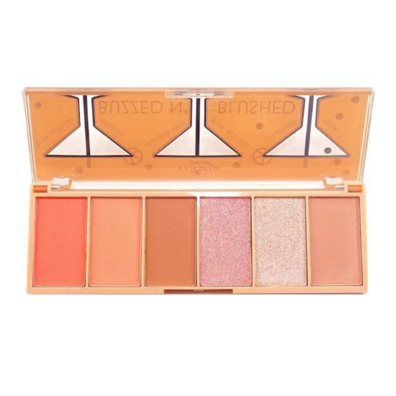 Paleta de blush , iluminador y contorno de Blushed italia deluxe