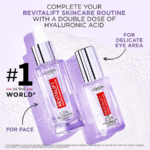 Serum de ojos de Hyaluronic Acid and Caffeina, Revitalift Filler Eye Serum, rellena, ilumina y deshincha los ojos - Imagen 2