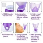 Vaporizador facial Spa  humificador humectante Nano vaporizador para rostro nariz - Imagen 3