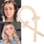 Tubo para hacer ondulaciones sin calor incluye colas y Gancho