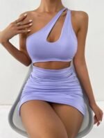 Vestido Morado Shein