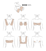 Boob tape tiras de cinta para el Busto - Imagen 3