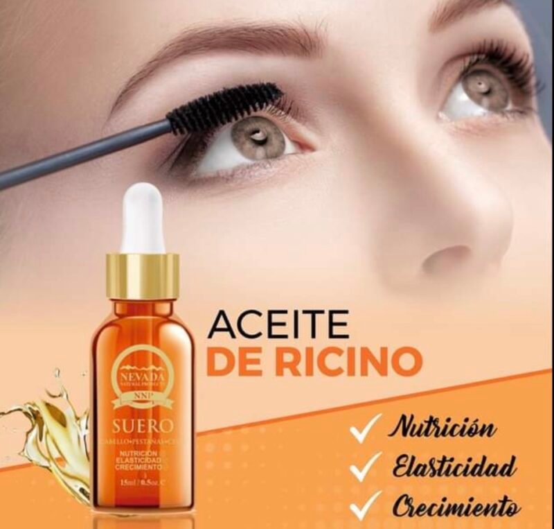 Aceite de Recino de Castor para el Crecimiento de pestañas y Cejas - Imagen 2