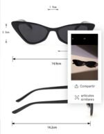 Lentes o gafas de Sol Sheglam Tendencia de moda - Imagen 8