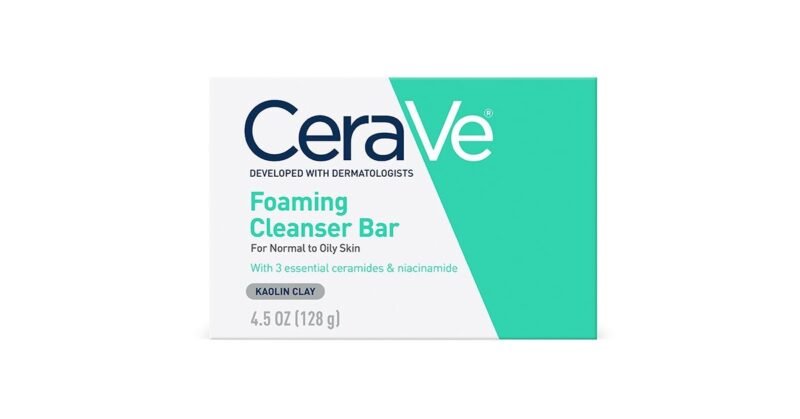 Jabón Cerave en barra para piel normal a grasa