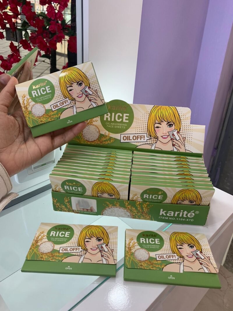 Papel absorbente Karite para piel grasa - Imagen 5