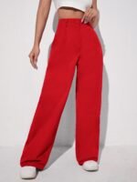 Pantalon pierna alta Palazo Rojo