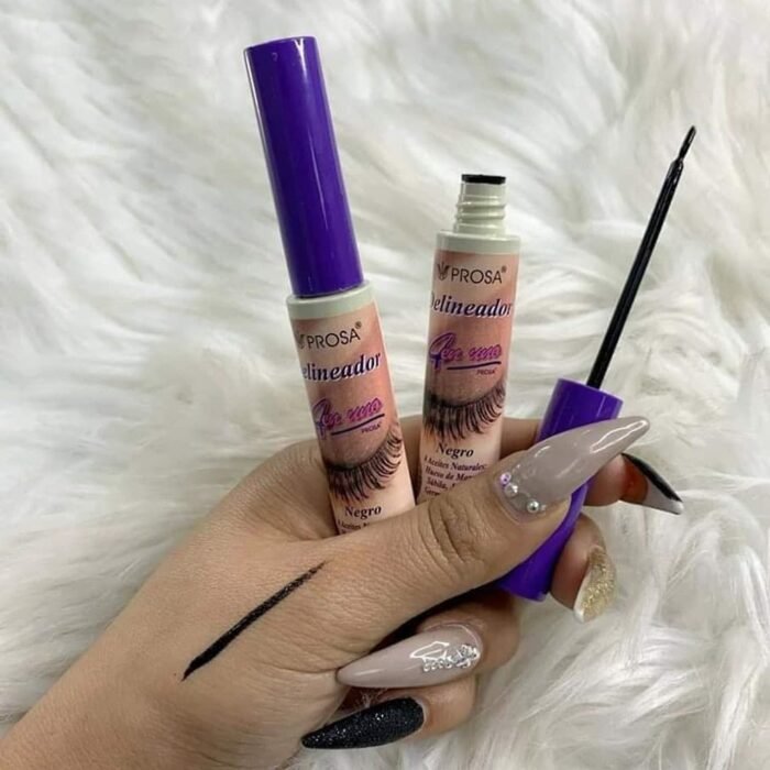 Delineador Ojos Liquido Indeleble 4 En1 Prosa Waterproof 2pz - Imagen 4