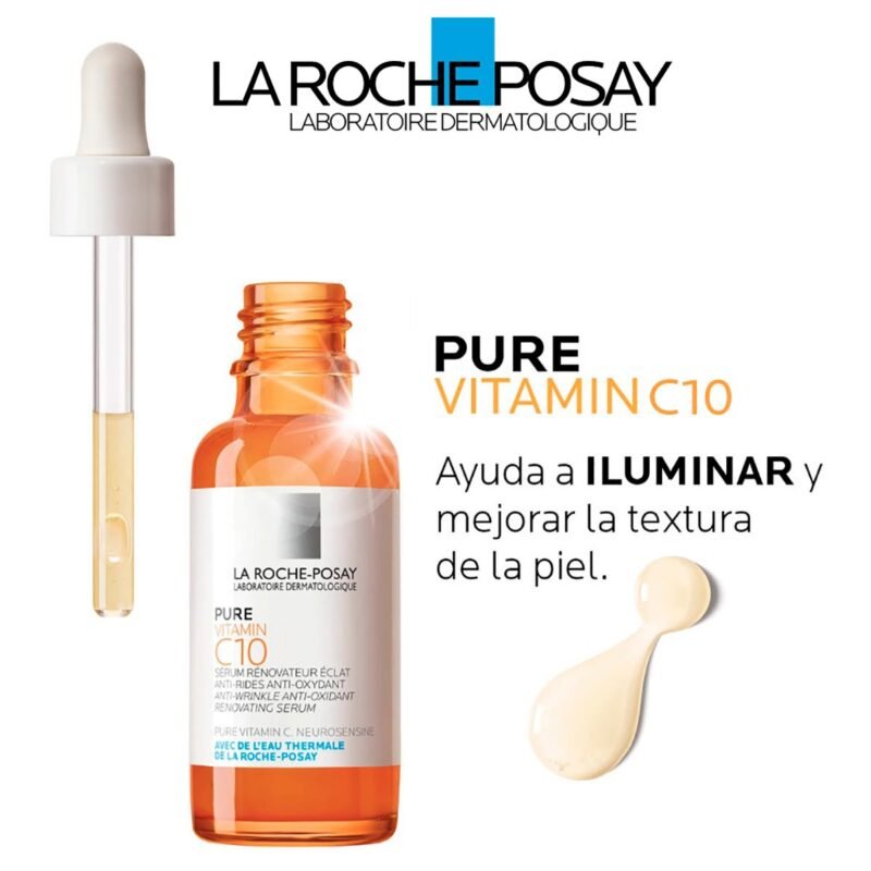 PURE VITAMIN C10
SÉRUM
SÉRUM DERMATOLÓGICO
ANTI-ARRUGAS Y
ANTI-OXIDANTE - Imagen 2