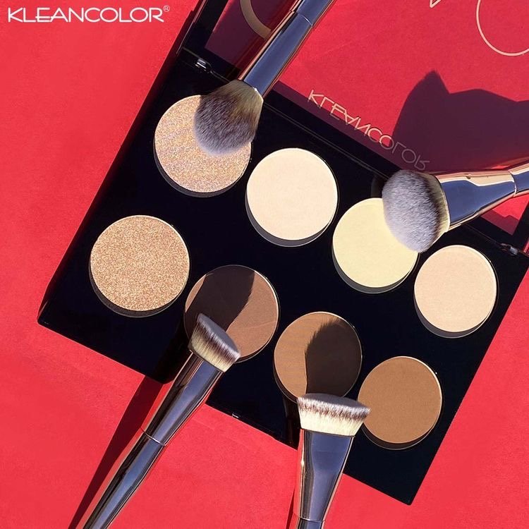 Paleta de Contorno, polvo e iluminador de Kleancolor
