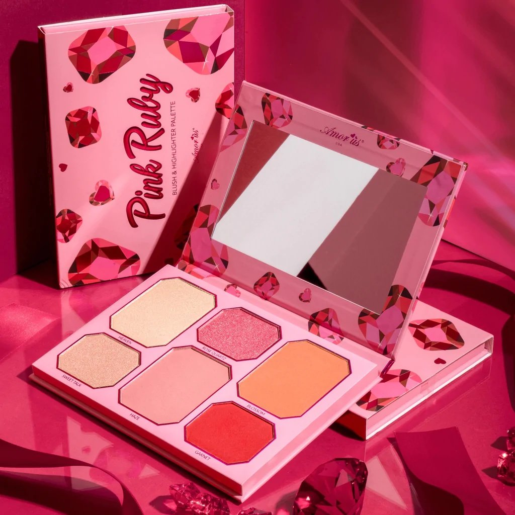 Blush & Highliter Pink Ruby – Amor Us