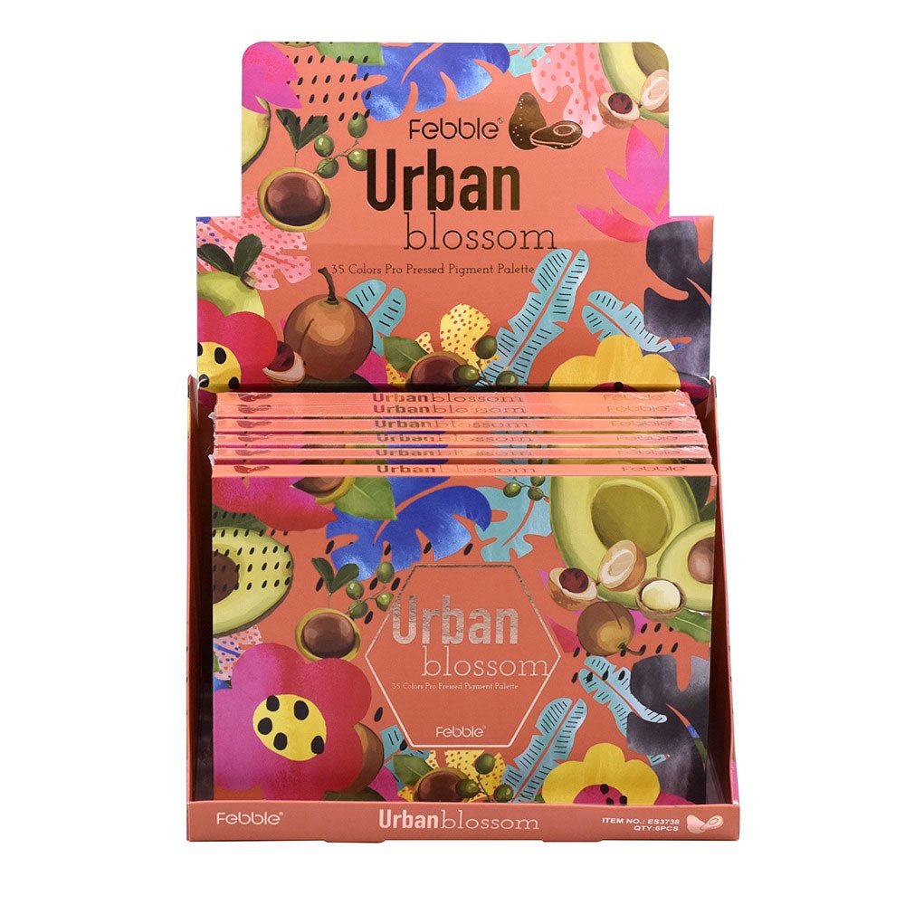 Paleta de sombras Urban Blossom de FEBBLE