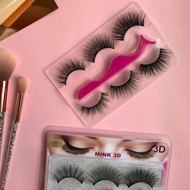 Pestañas set de 3 mink 3D