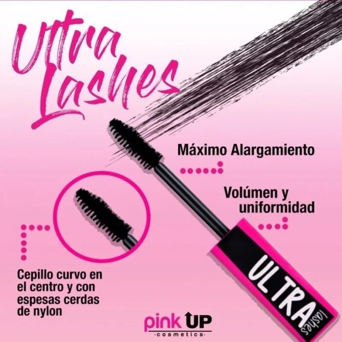 Máscara de pestañas Pink up rímel - Imagen 2
