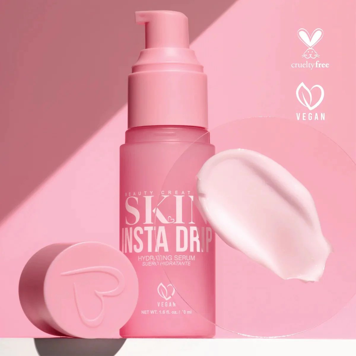 Crema hidratante en gel Insta Drip de Beauty Creations Skin