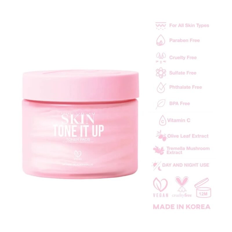 Beauty Creations Skin 
Tónico para rostro con almohadilla de - Imagen 2
