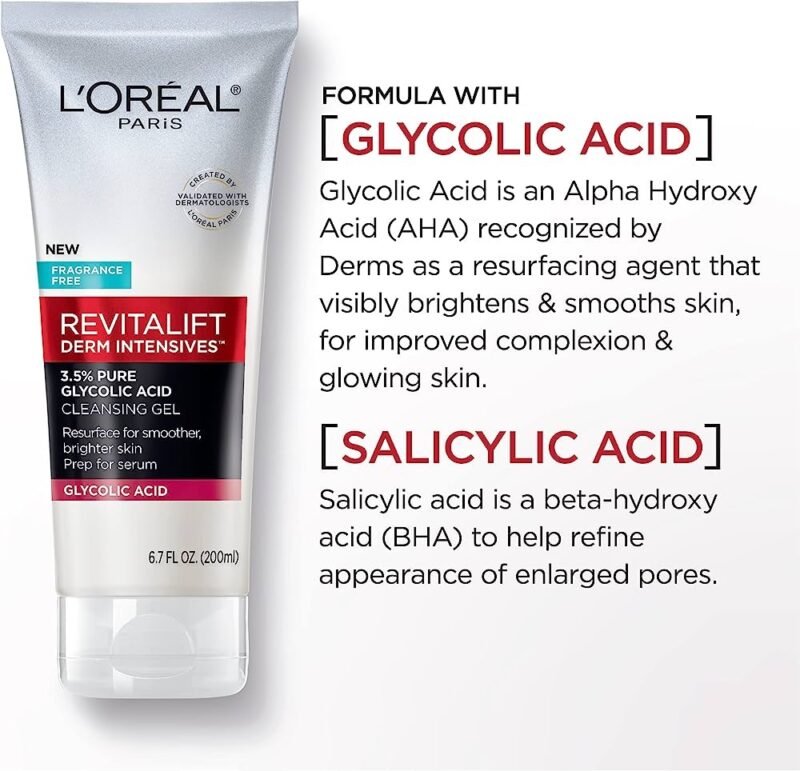 Jabón en gel con ácido Glicolico de Loreal Paris - Imagen 2