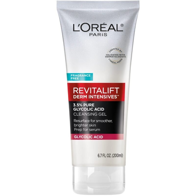 Jabón en gel con ácido Glicolico de Loreal Paris