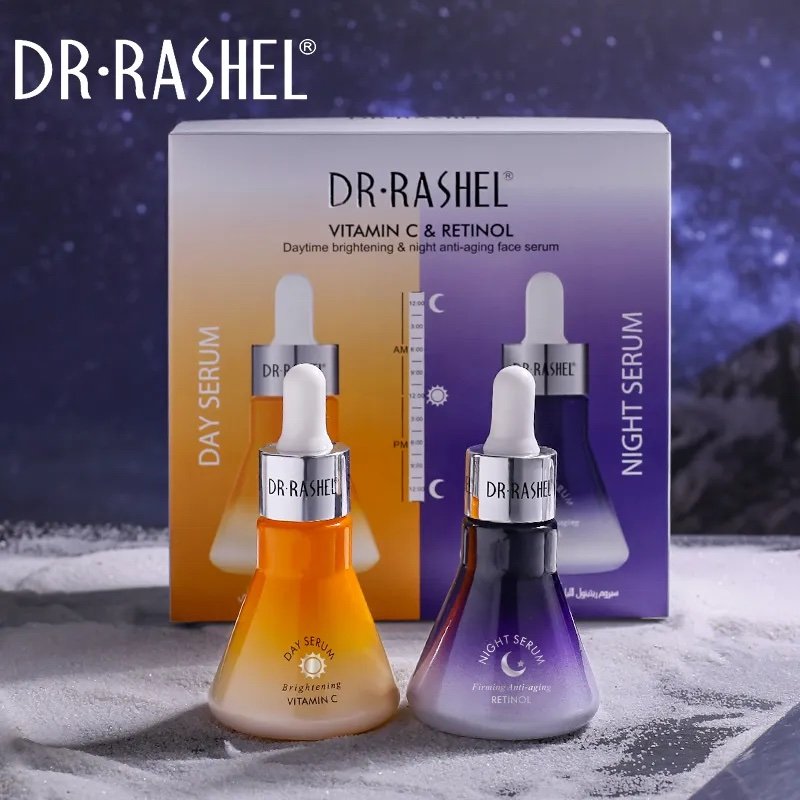 Sueros de rostro de día y noche de Dr Rashel