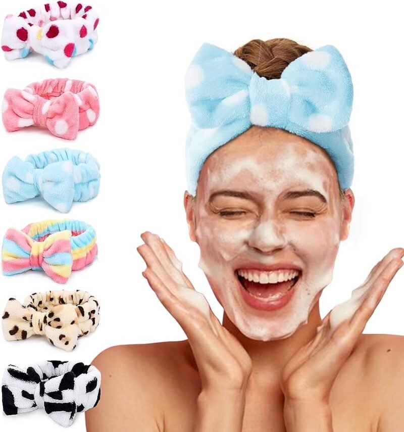 Diademas o vinchas para el Cuidado de la piel y maquillajes