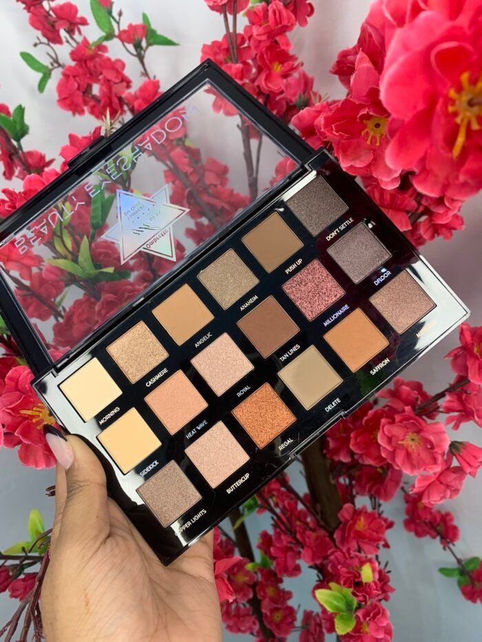 paleta de sombras yh beja tonos cafes - Imagen 1