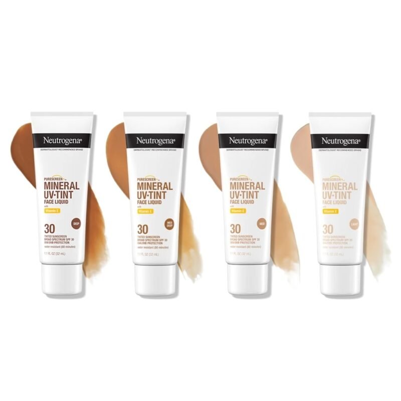 Protector  solar de neutrogena Mineral UV Tint Face liquid