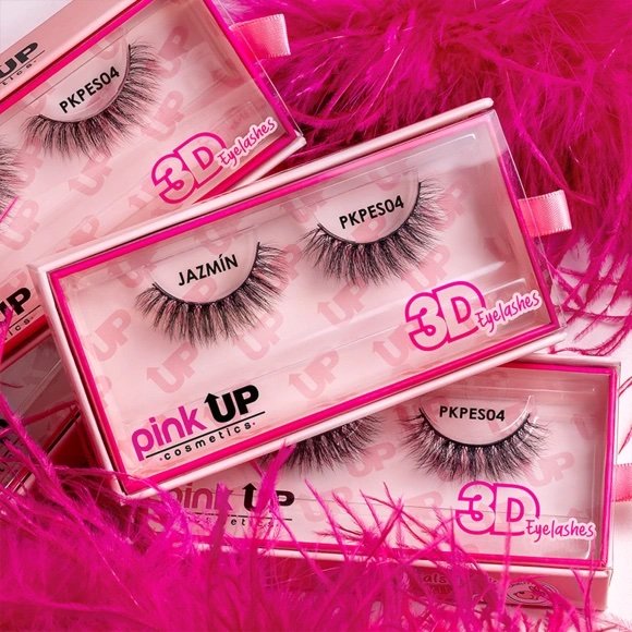 Pestañas 3D de pink up