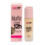 Base de maquillaje Mega cover de alta cobertura Pink up bloqueador solar 16 SPF - Imagen 2