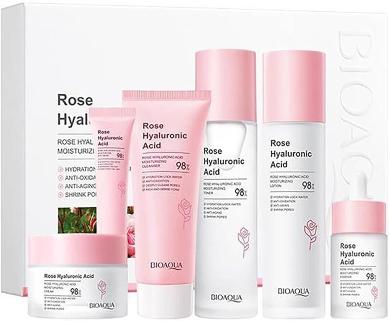 Kit de cuidado de piel Bioaqua Rose Hyaluronic BIOAOUA