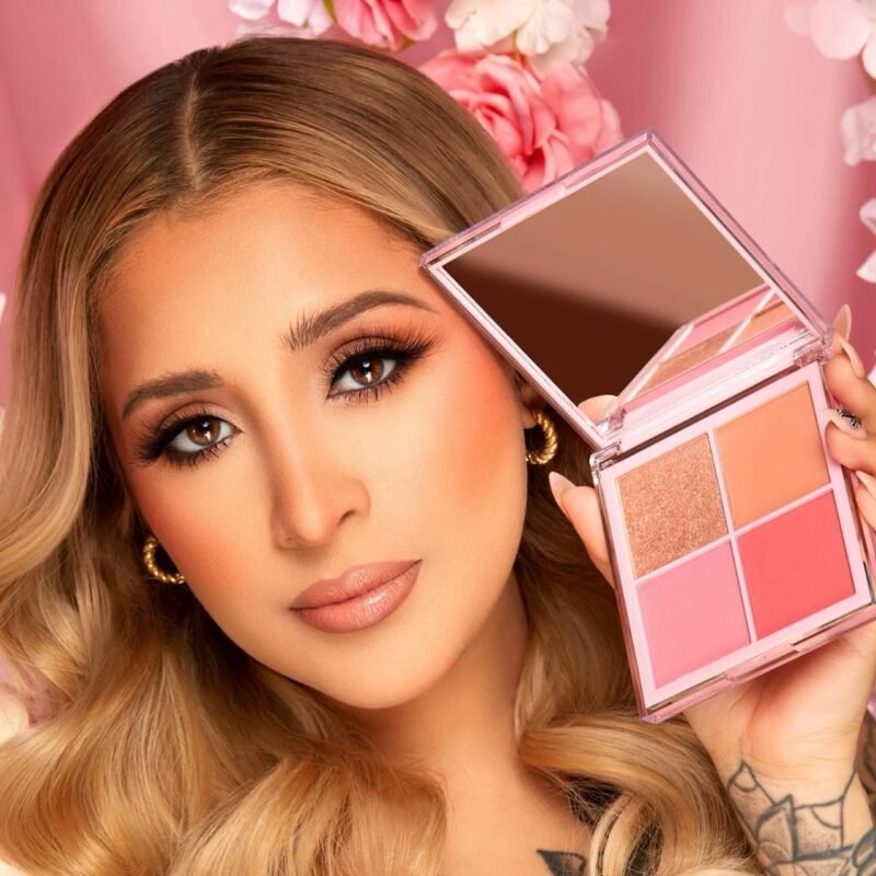 Paleta de Blush, Bronzer e Iluminador de Beauty creations keep me blushin - Imagen 3