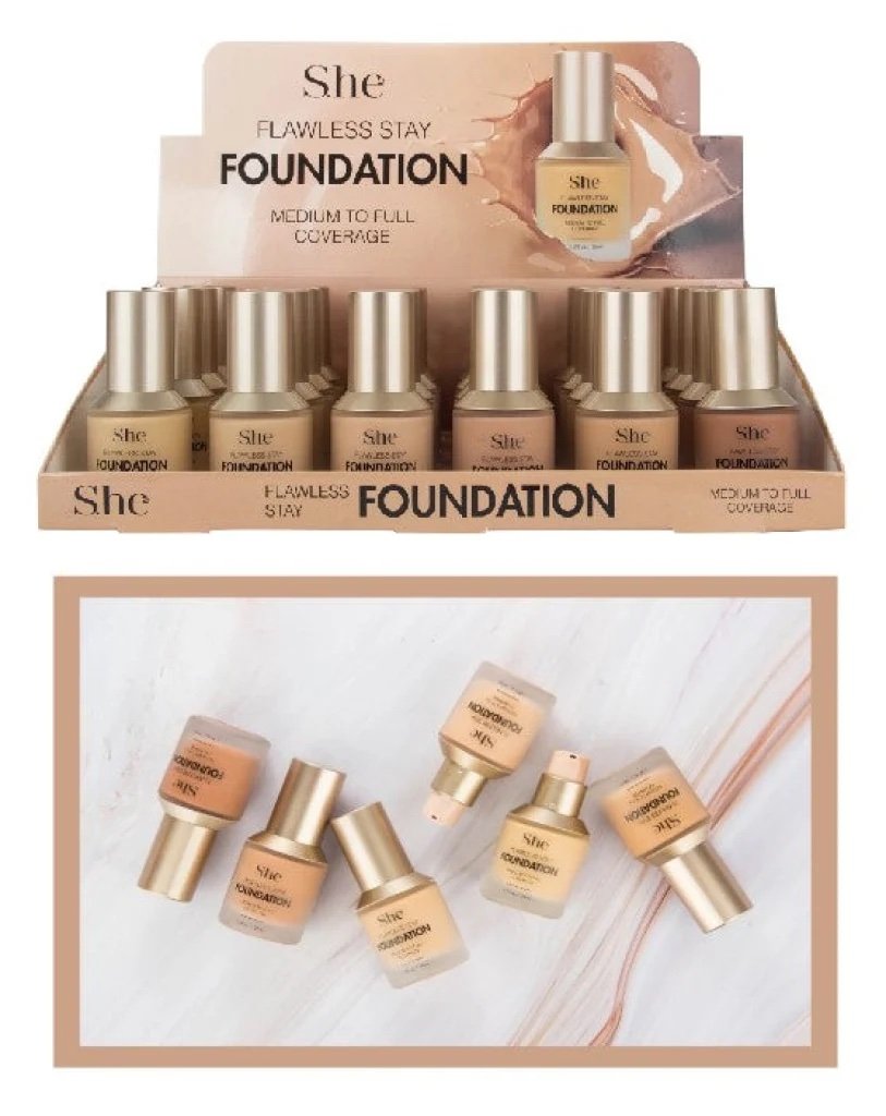 Base SHE FLAWLESS STAY FOUNDATION