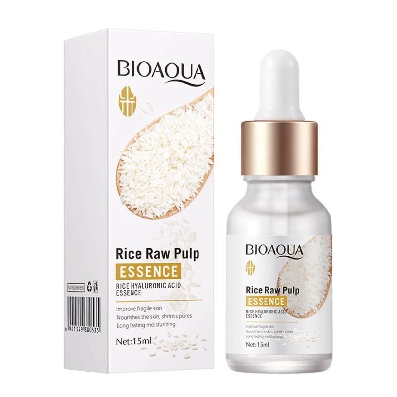 Serum FACIAL DE ACIDO HIALURONICO DE PULPA CRUDA DE ARROZ HIDRATANTE BIOAQUA BIOAOUA