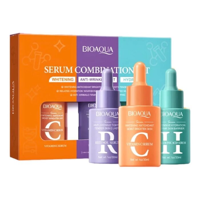 BIOAOUA SERUM COMBINATION SET - ( WHITENING-ANTI-WRINKLE-HYDRATE ) Bioaqua - Imagen 1