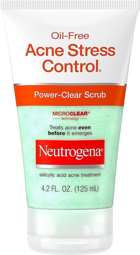 Exfoliante para el acné, sin aceites de Neutrogena Power-clear,