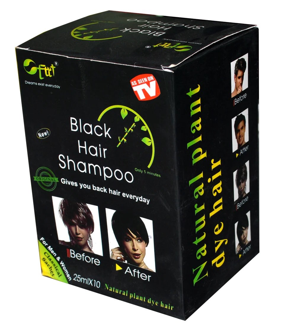 img_0400 Black Hair Shampoo Dye - Imagen 2