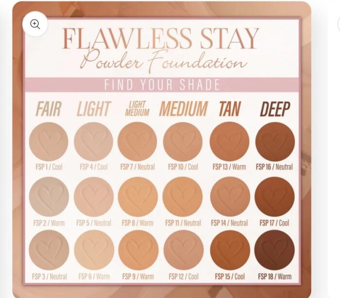 Beauty Creations Flawless Stay Powder Foundation (base en polvo compacto) - Imagen 4