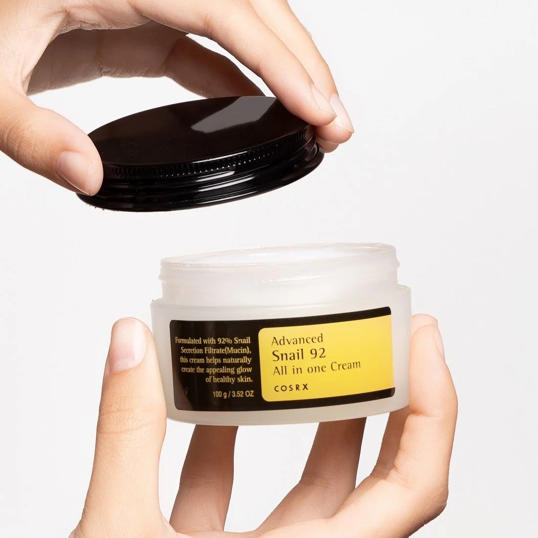 COSRX Advanced Snail 92 All in One Cream – Crema hidratante regeneradora con mucina de caracol