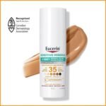 Protector solar eucerin Sensitive Mineral SPF 35 Tinted Face Sunscreen Lotion - Imagen 3