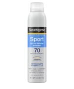 Protector solar Neutrogena® Sport Active Defense with Broad Spectrum SPF 70 Sunscreen Spray
