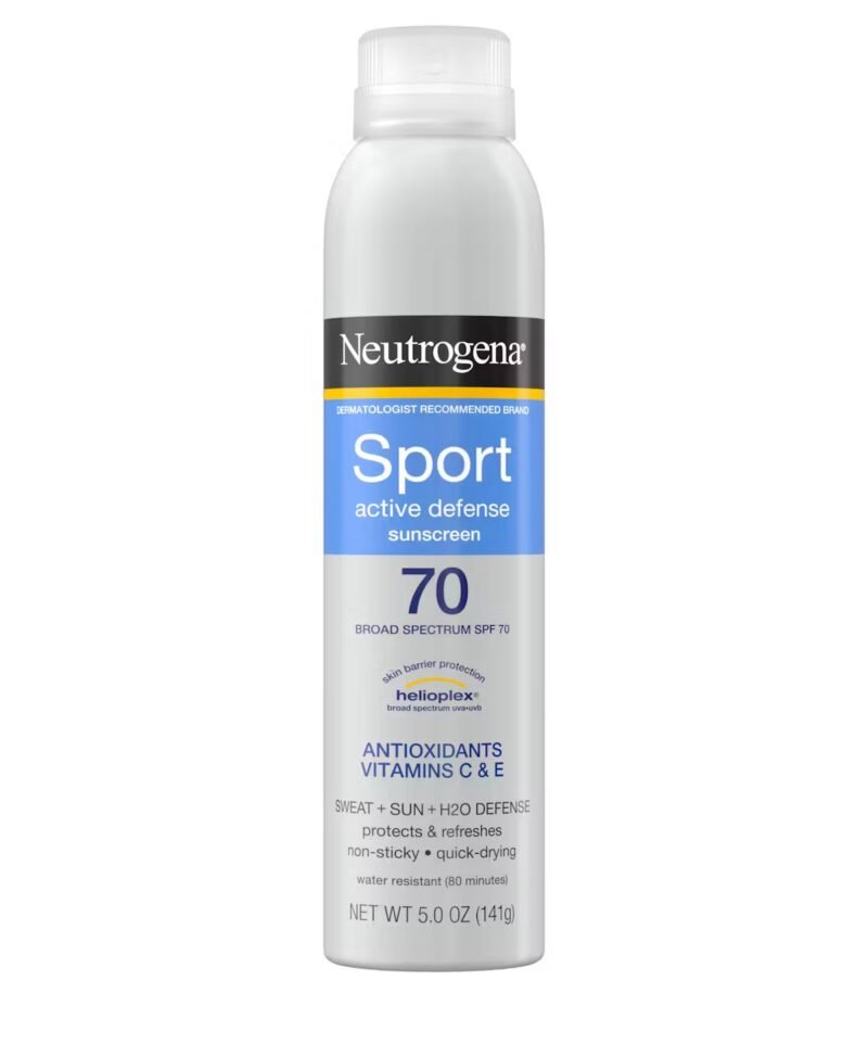 Protector solar Neutrogena® Sport Active Defense with Broad Spectrum SPF 70 Sunscreen Spray