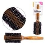Cepillo Para Cabello Circular De Madera Evok