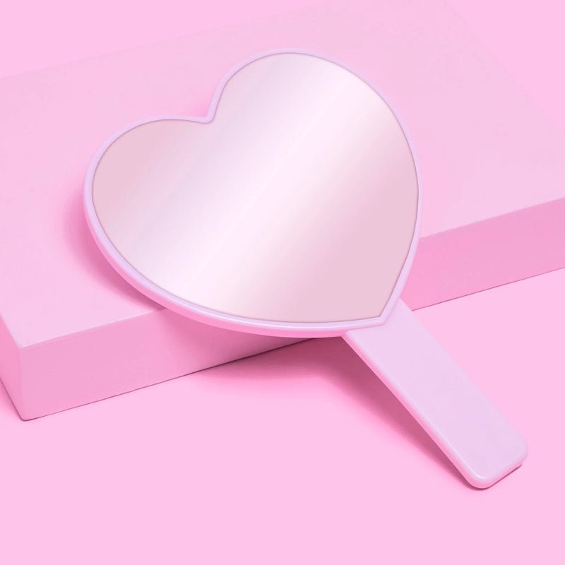ESPEJO DE MANO EN FORMA DE CORAZÓN