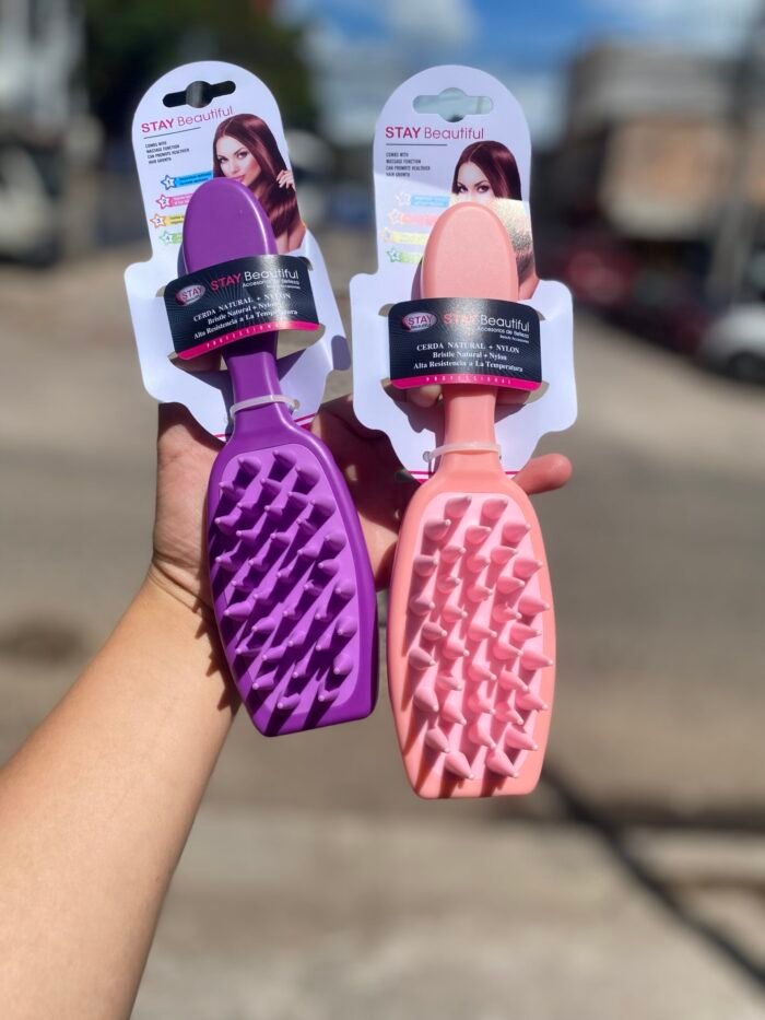 Cepillo- peine para pelo colocho STAY BEAUTIFUL - Imagen 1