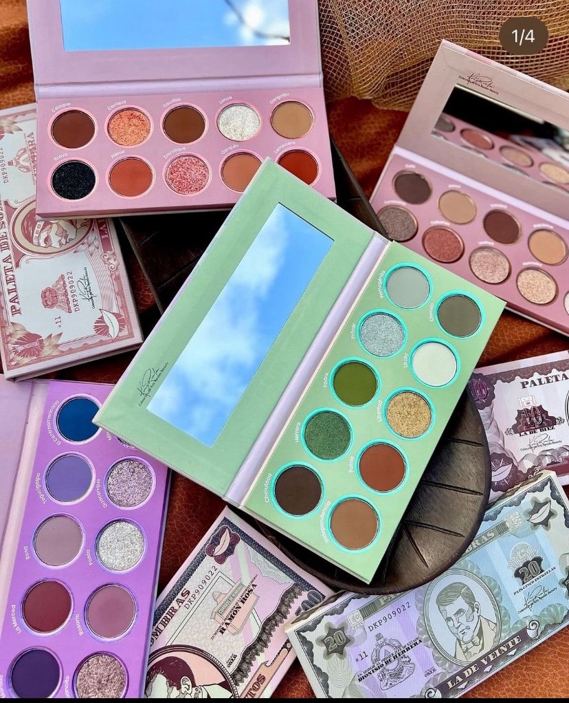 Paleta de Sombras Colección de Sombras Kriz Reales Beauty