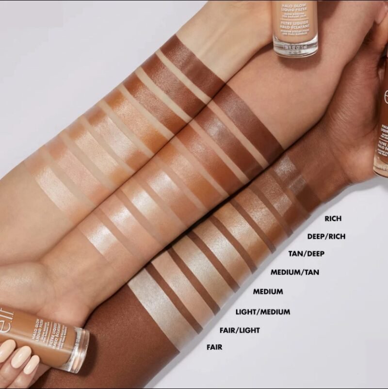 Base Elf cosmetics halo glow Liquid filter - Imagen 3